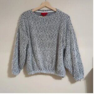 Jennifer Lopez size large cropped furry sweater in great shape.